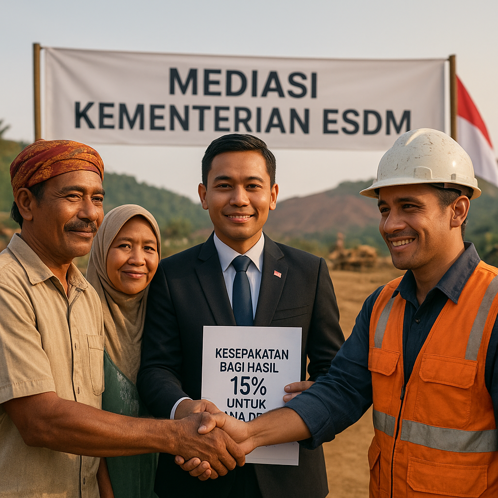 Konflik SDA di Maluku Utara Reda, Perusahaan dan Masyarakat Sepakat Bagi Hasil Tambang