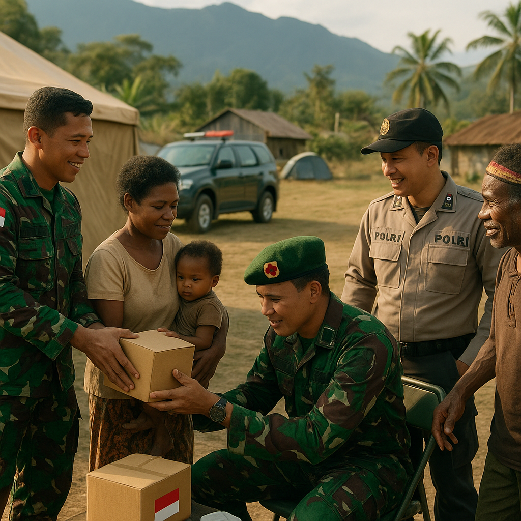TNI-Polri Gelar Operasi Cooling System di Papua Pasca-Konflik