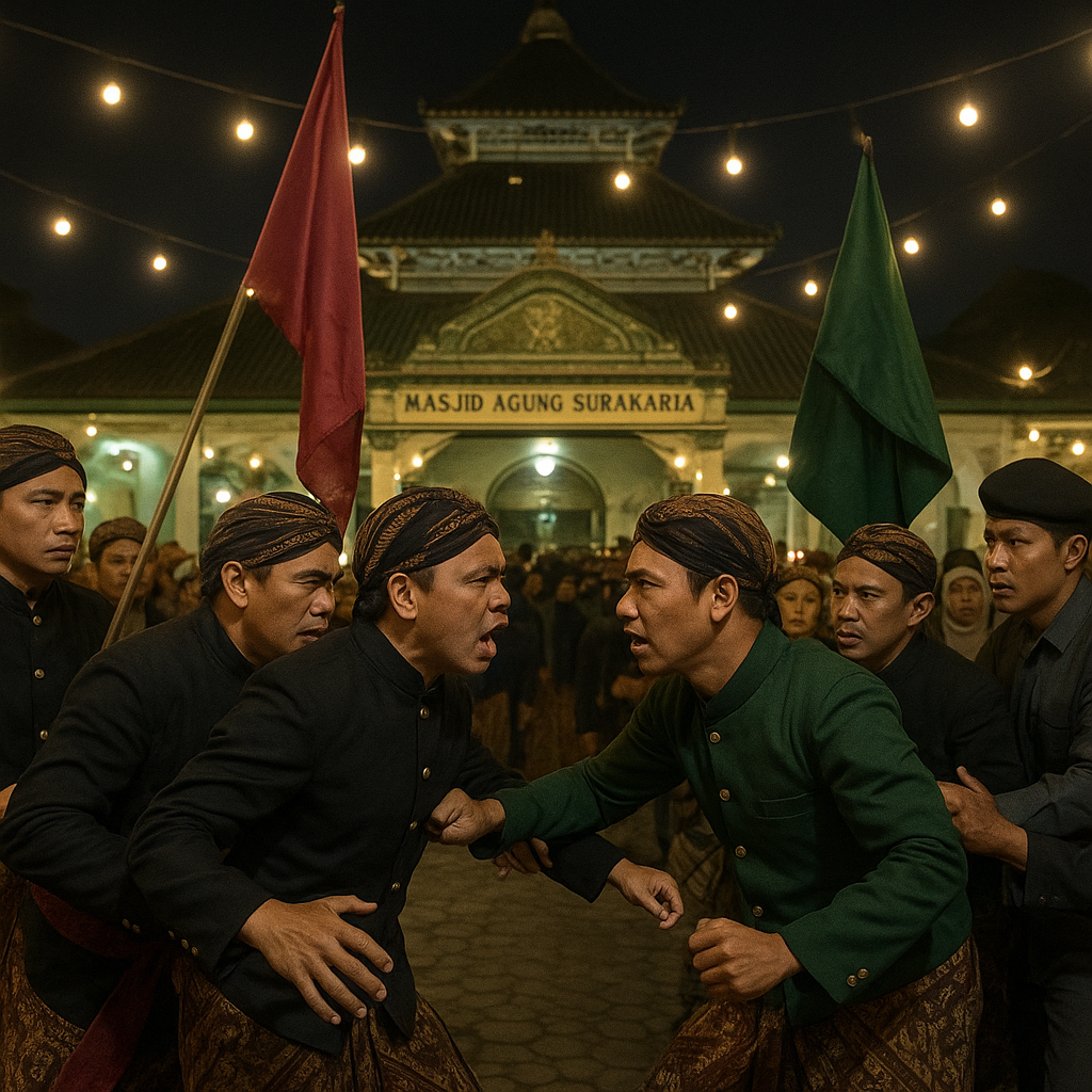 Bentrok Dua Kubu Keraton Solo Ternodai Tradisi Sakral Sekaten
