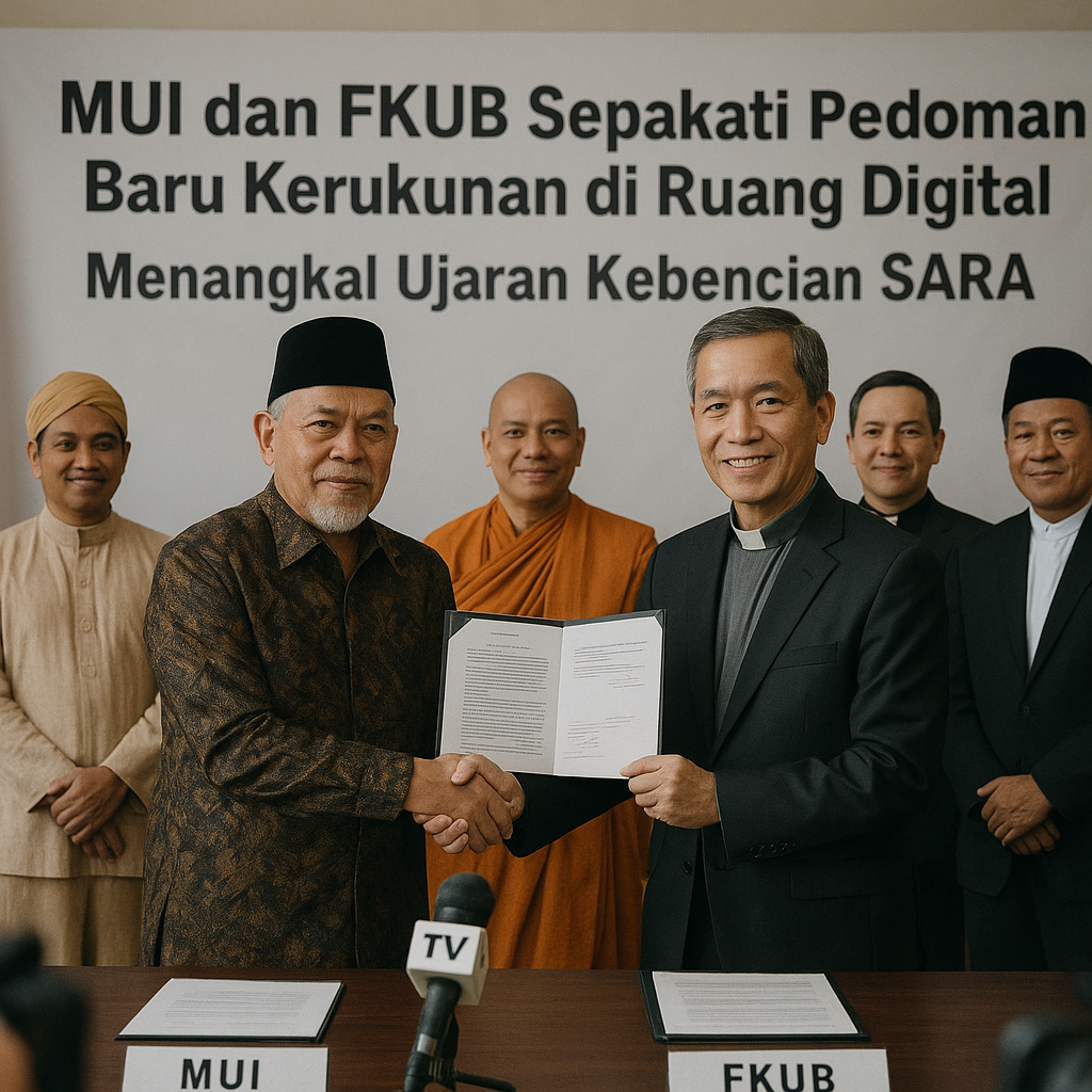 MUI dan FKUB Sepakati Pedoman Baru Kerukunan di Ruang Digital