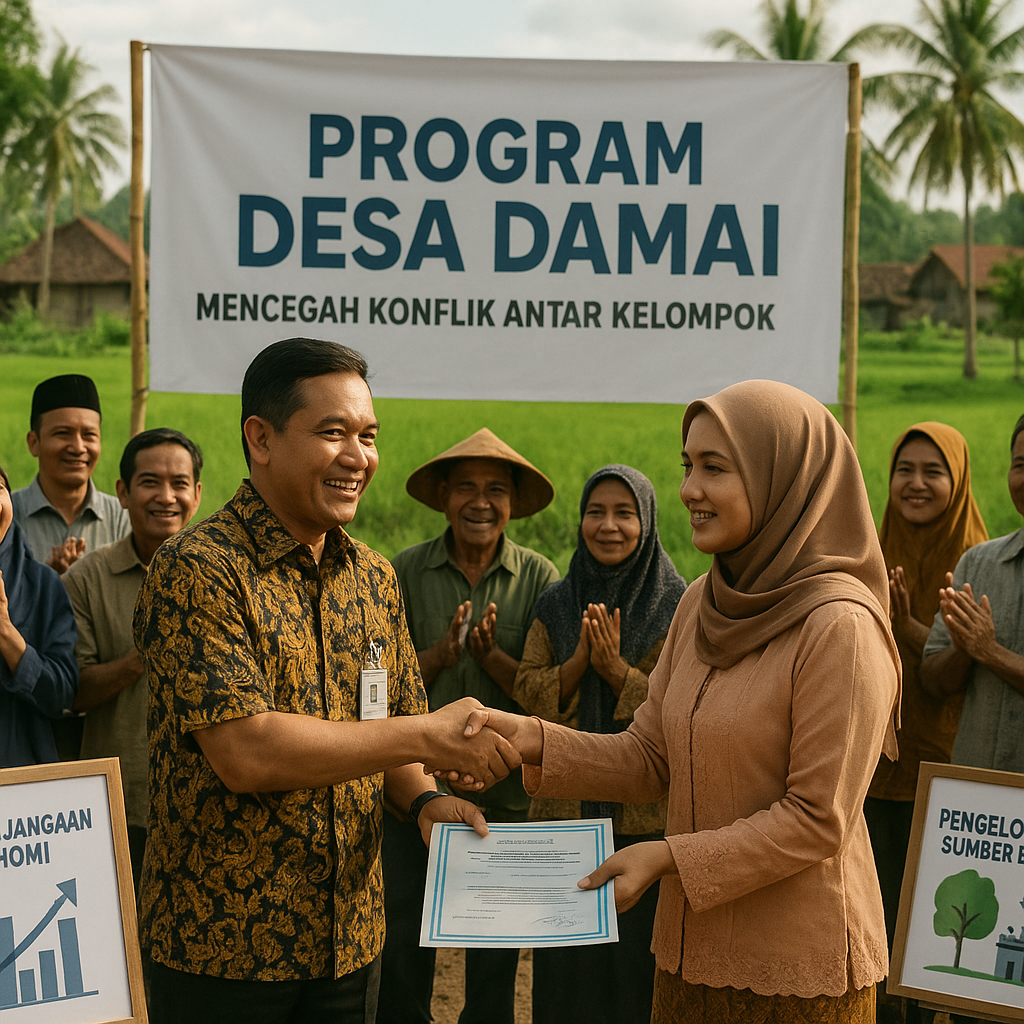 Pemerintah Luncurkan Program Desa Damai untuk Cegah Konflik Antar Kelompok