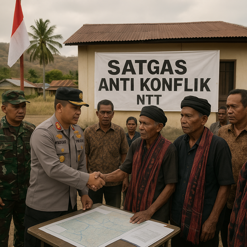Satgas Anti Konflik Dibentuk di NTT untuk Redam Bentrokan Antar Desa