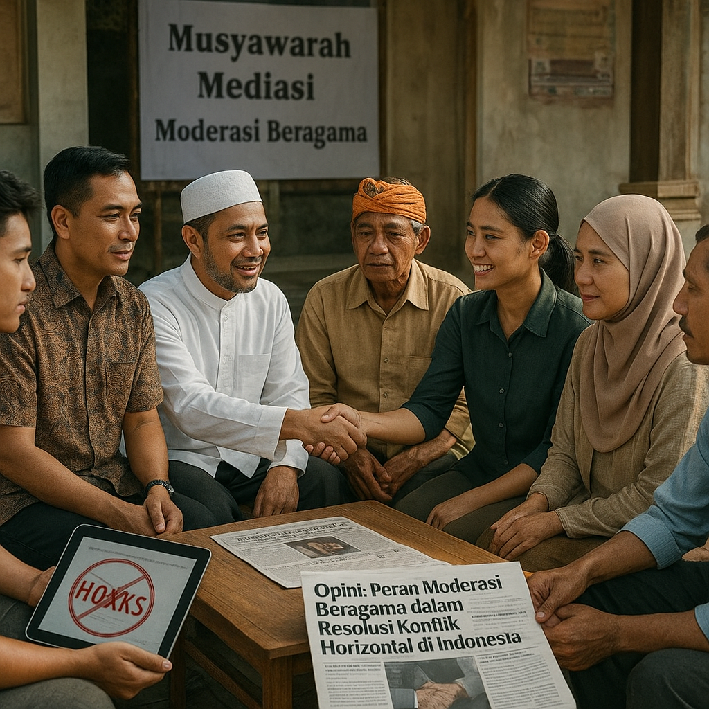 Opini: Peran Moderasi Beragama dalam Resolusi Konflik Horizontal di Indonesia