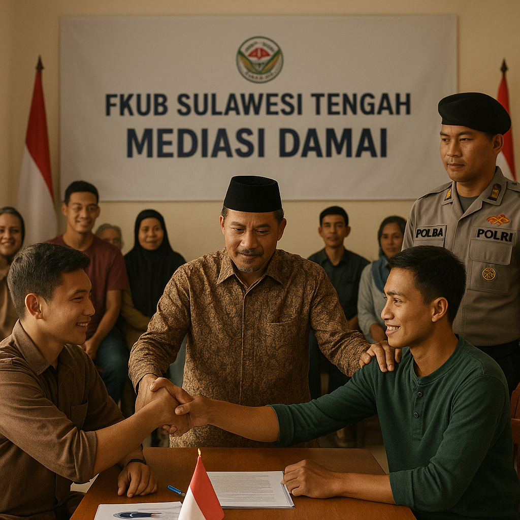 FKUB Sulawesi Tengah Sukses Mediasi Konflik Antar Kelompok Pemuda, Warga Kembali Rukun