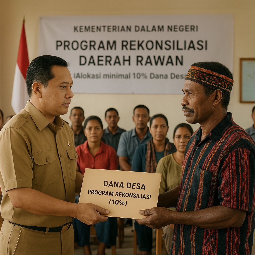 Kebijakan Baru Kemendagri: Dana Desa untuk Program Rekonsiliasi di Daerah Rawan