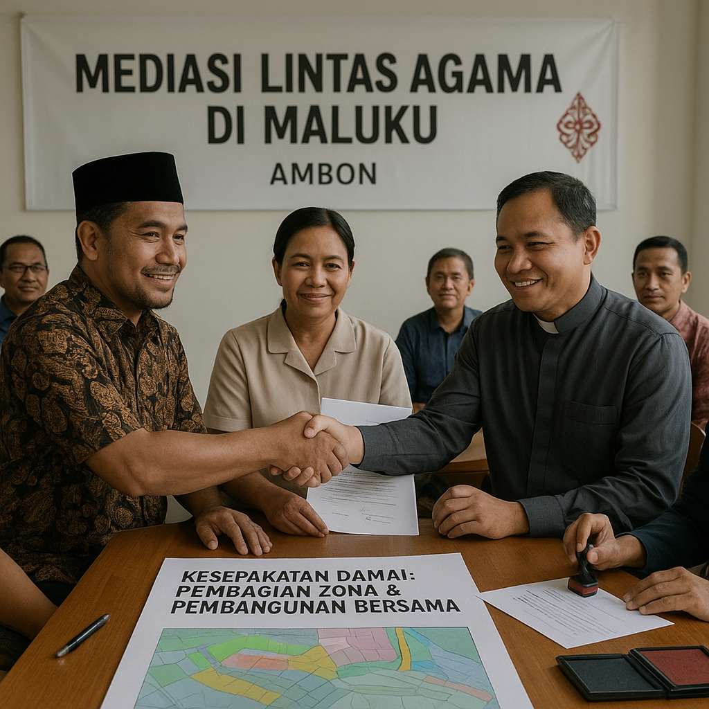 Mediasi Lintas Agama di Maluku Hasilkan Kesepakatan Damai Tiga Komunitas