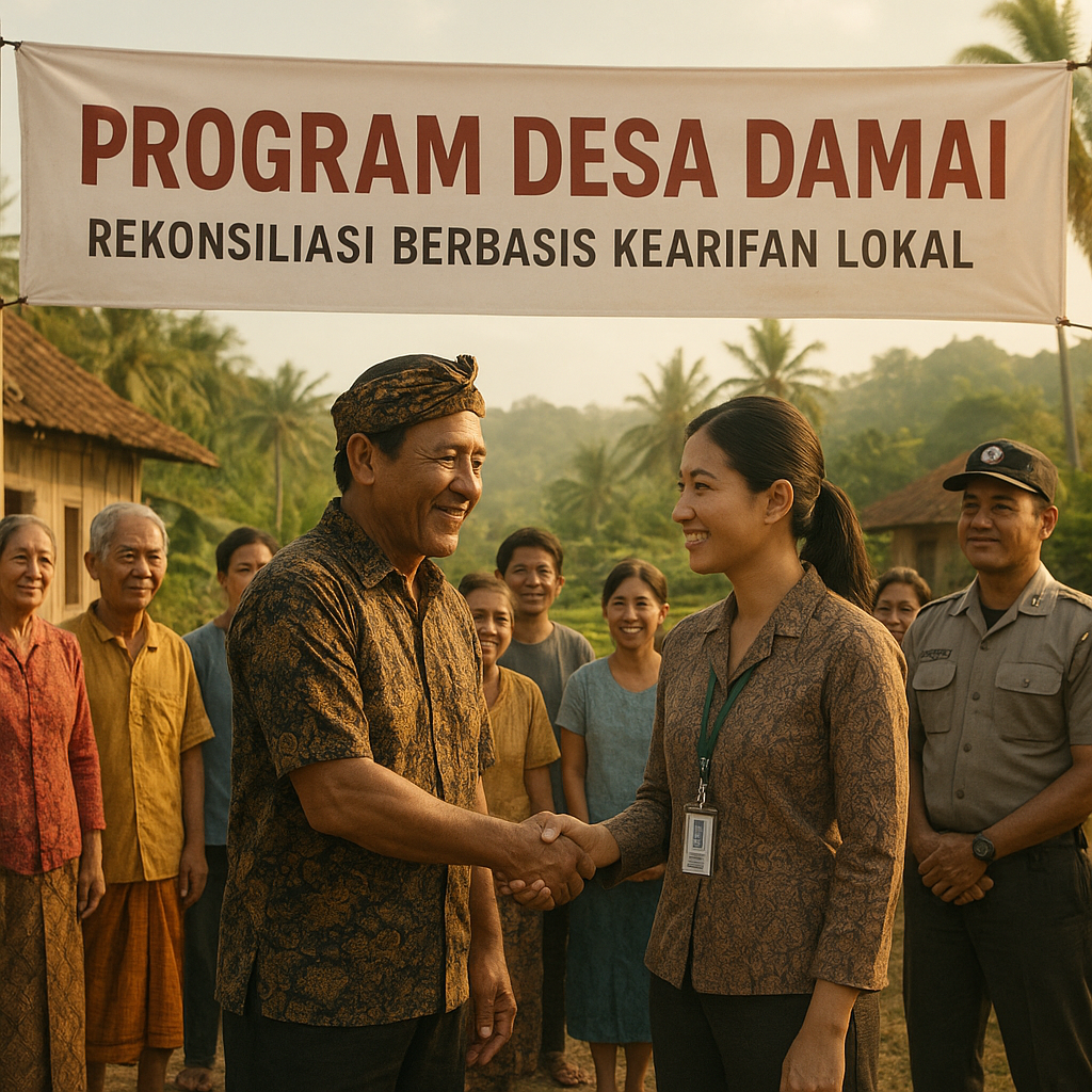 Pemerintah Luncurkan Program Desa Damai untuk Redam Konflik Horizontal di Daerah Rawan