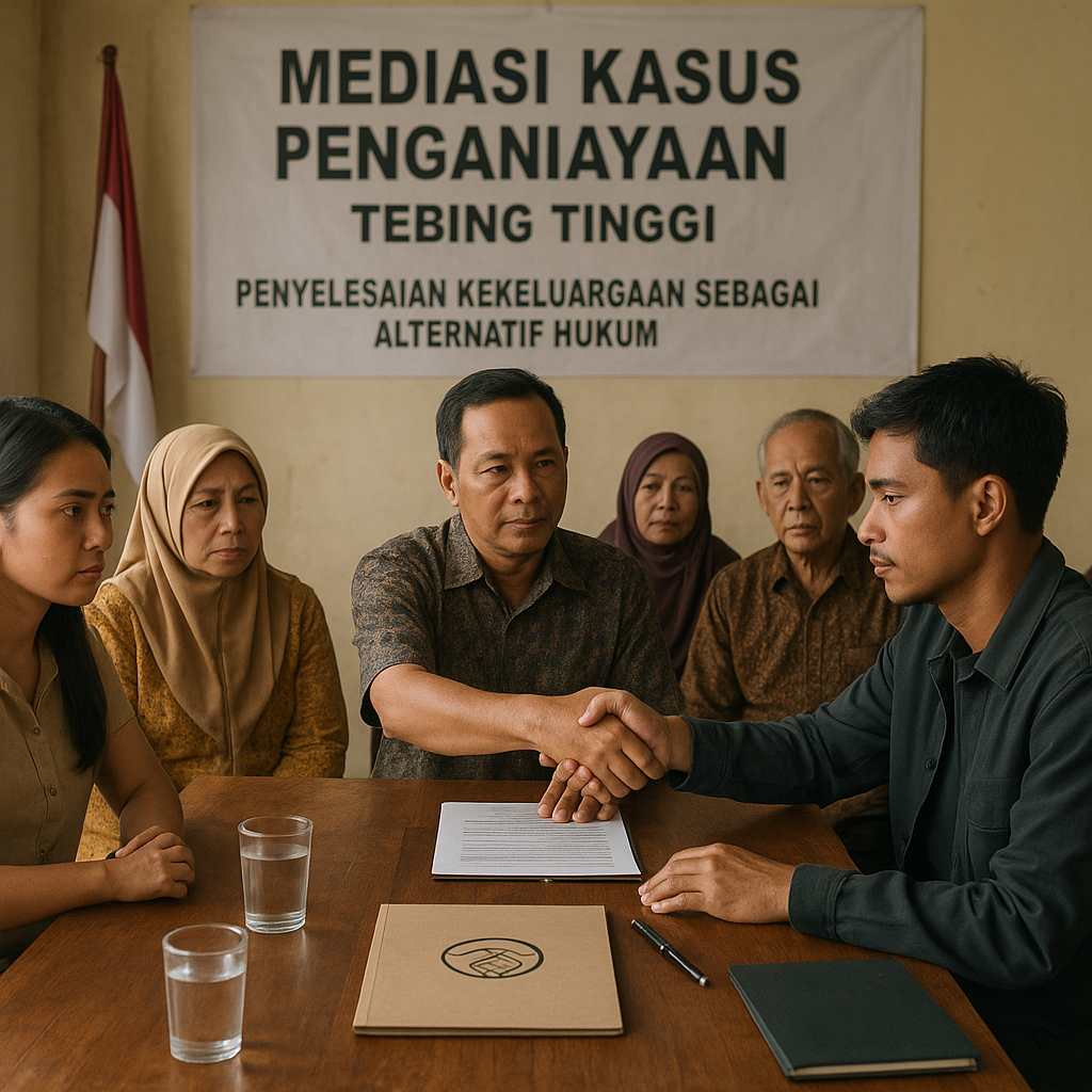 Mediasi Kasus Penganiayaan di Tebing Tinggi: Penyelesaian Kekeluargaan sebagai Alternatif Hukum