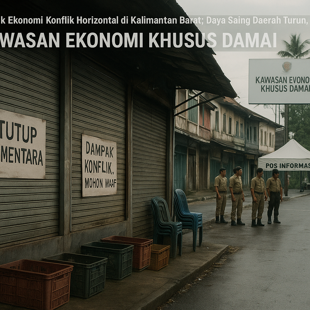 Dampak Ekonomi Konflik Horizontal di Kalimantan Barat: Daya Saing Daerah Turun, Pemerintah Dorong Kawasan Ekonomi Khusus Damai