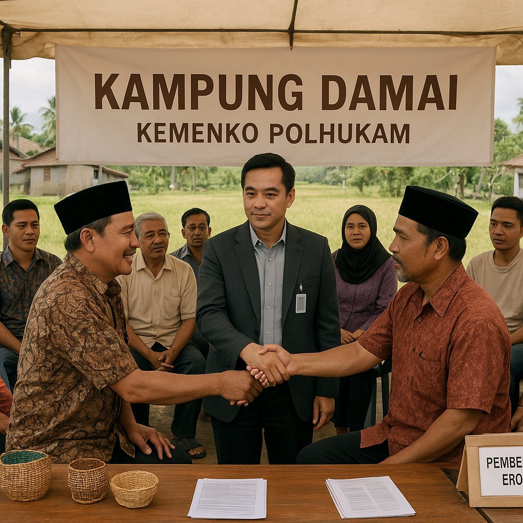 Program 'Kampung Damai' Kemenko Polhukam Diterapkan di 5 Wilayah Rawan Konflik