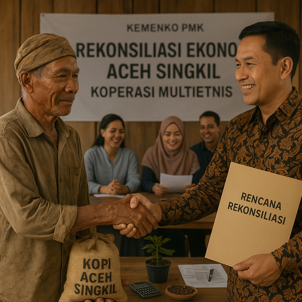 Kemenko PMK Dorong Rekonsiliasi Ekonomi di Daerah Konflik Aceh Singkil