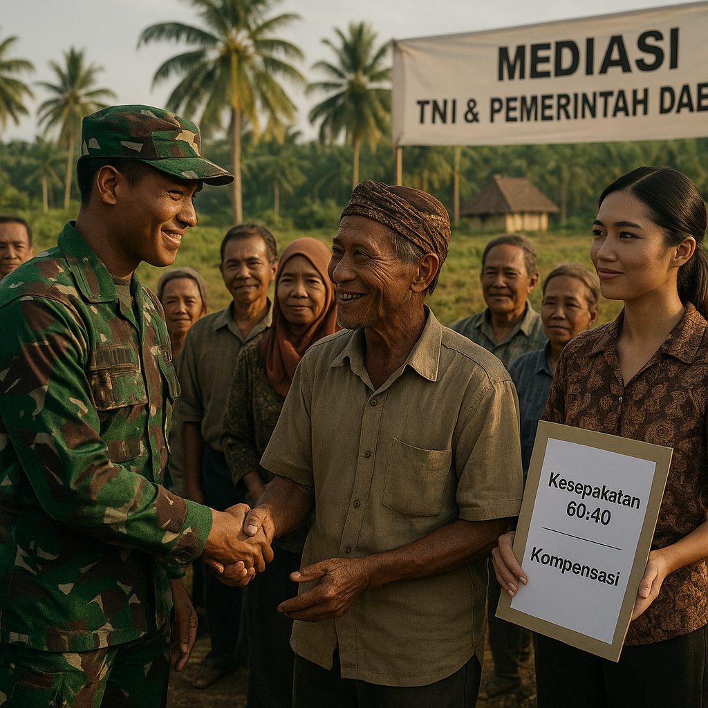Konflik Lahan di Sumba Timur Mereda Setelah Mediasi TNI dan Pemerintah Daerah