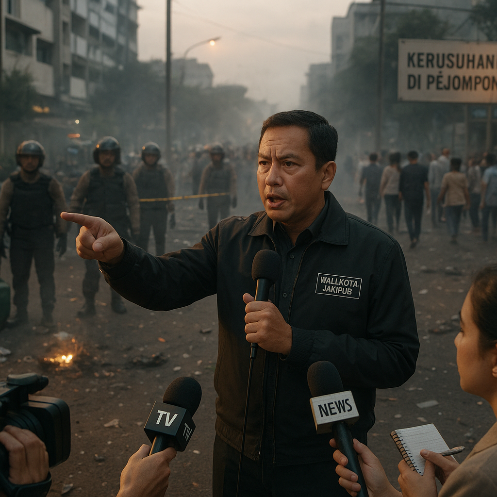 Kerusuhan di Pejompongan, Wali Kota Jakpus Bongkar Fakta Bahwa Massa Ternyata Bukan Warga Setempat