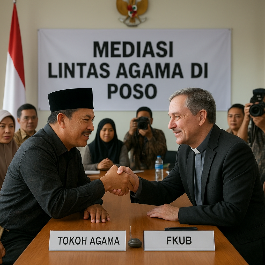 Mediasi Lintas Agama di Poso Berhasil Jembatani Dialog Tokoh Muslim dan Kristen