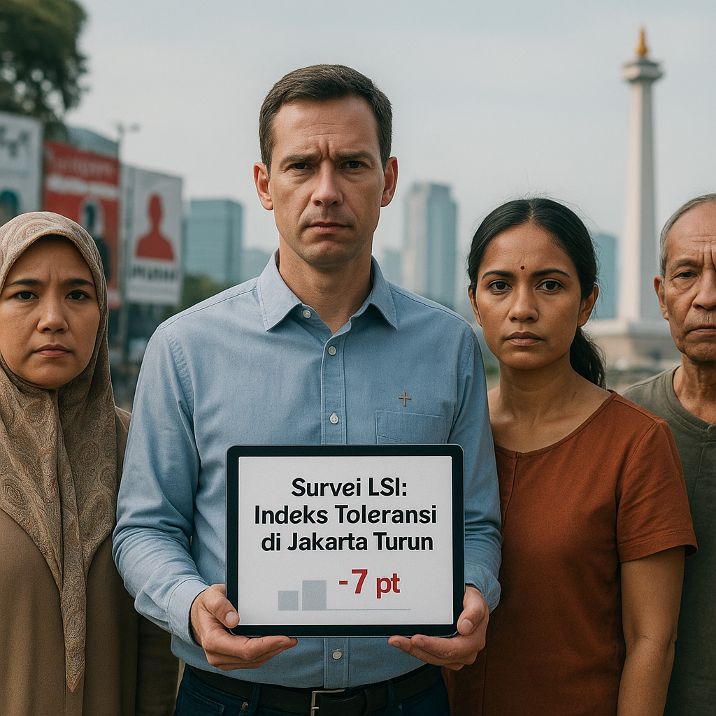 Survei LSI: Indeks Toleransi di Jakarta Turun Akibat Politik Identitas Pilkada