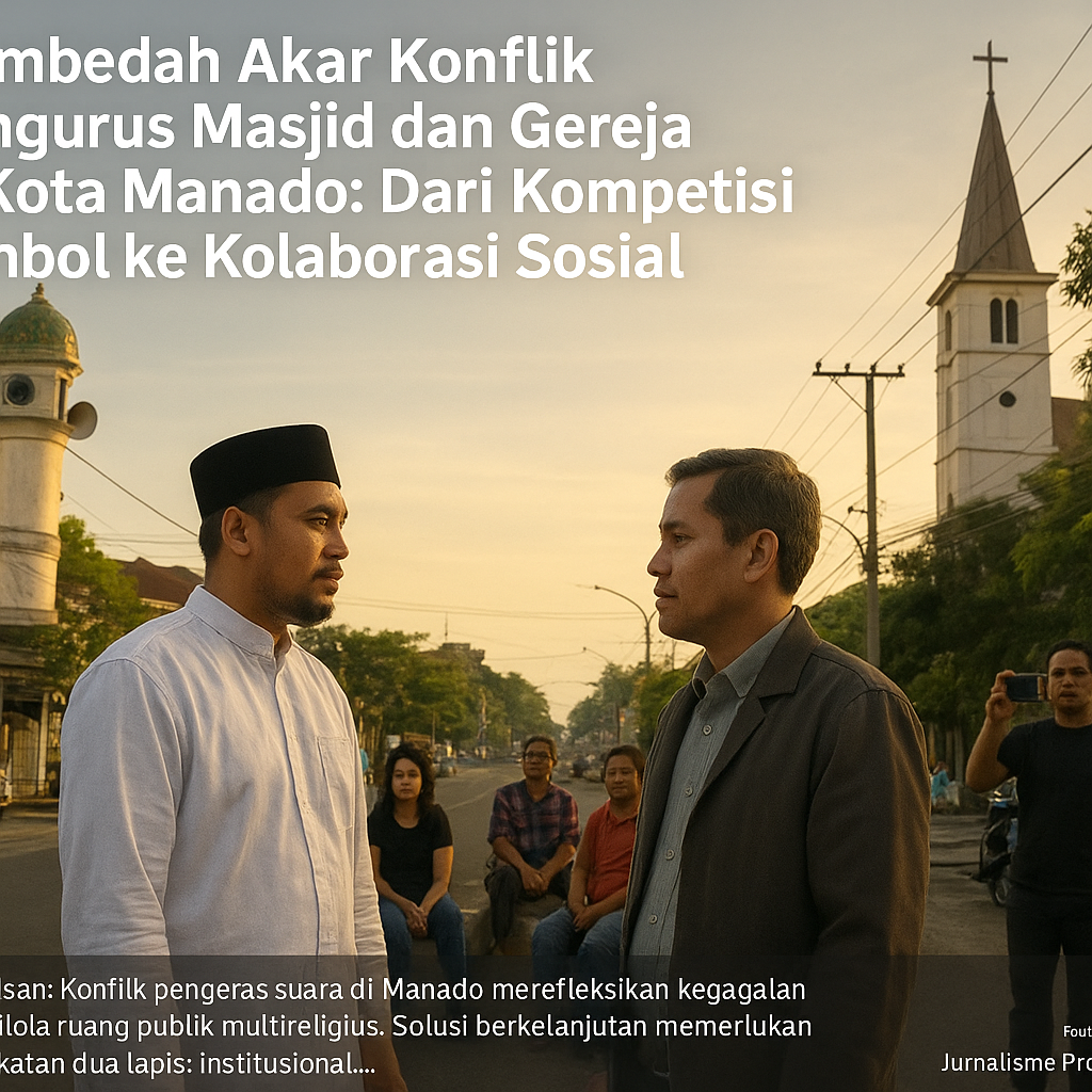 Membedah Akar Konflik Pengurus Masjid dan Gereja di Kota Manado: Dari Kompetisi Simbol ke Kolaborasi Sosial