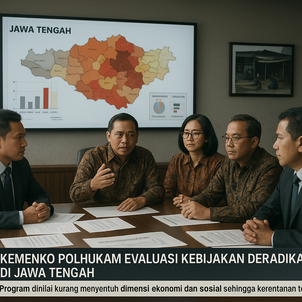 Kemenko Polhukam Evaluasi Kebijakan Deradikalisasi di Jawa Tengah