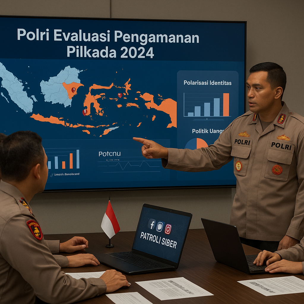Polri Evaluasi Pengamanan Pilkada Serentak 2024 di Daerah Rawan Konflik