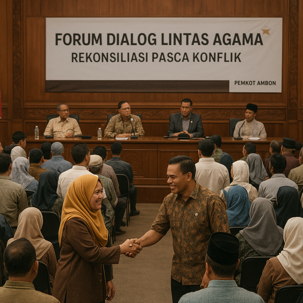Pemkot Ambon Gelar Forum Dialog Lintas Agama untuk Rekonsiliasi Pasca-Konflik
