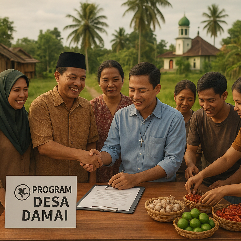 Penelitian: Program 'Desa Damai' Efektif Kurangi Konflik Horizontal di Daerah Pasca-Kekerasan Komunal