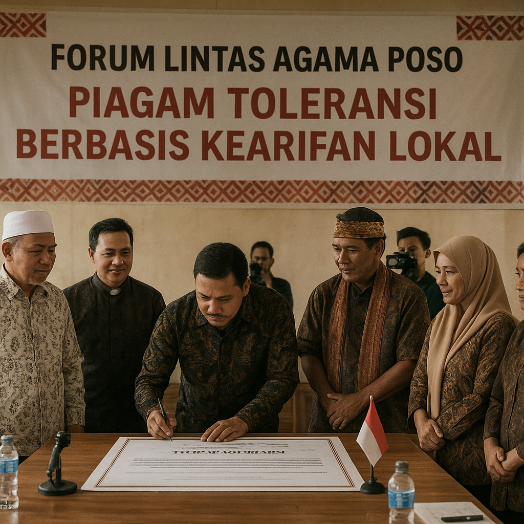 Forum Lintas Agama di Poso Sepakati Piagam Toleransi Berbasis Kearifan Lokal
