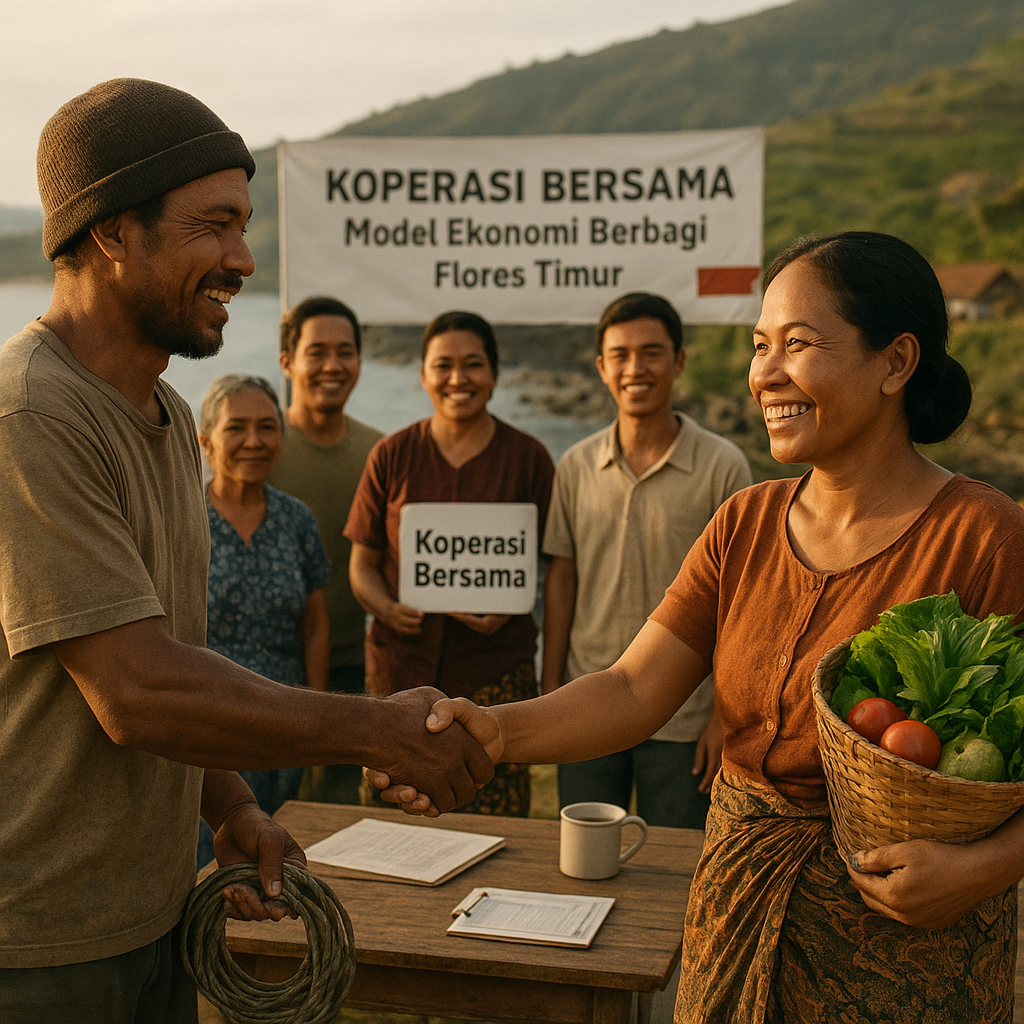 Model Ekonomi Berbagi Sukses Meredam Konflik Horizontal di Flores Timur
