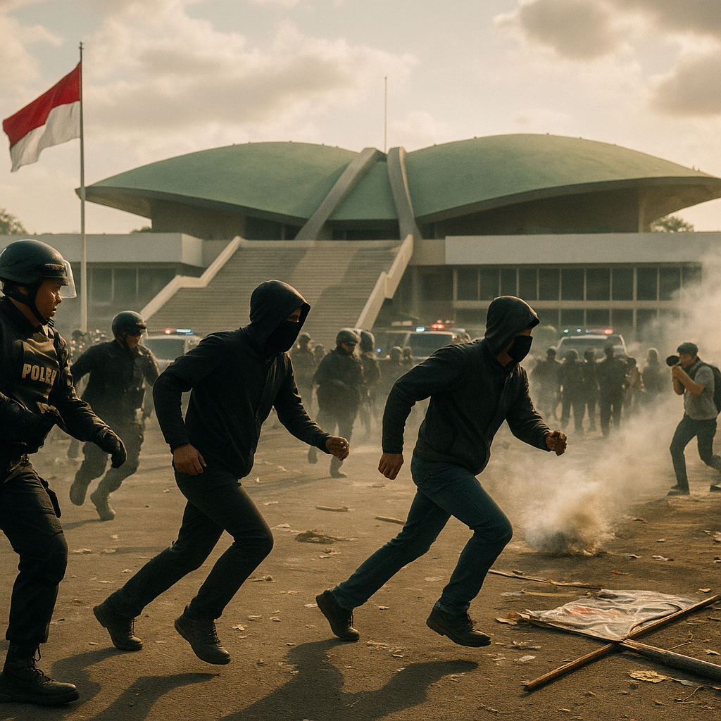 Kerusuhan DPR: Polisi Kejar Dalang dan Wacana Mafia Politik