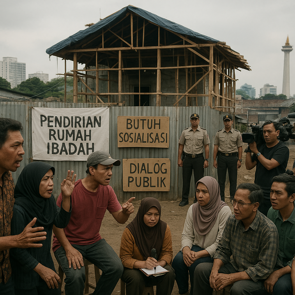 Kontroversi Pendirian Rumah Ibadah di Jakarta Picu Ketegangan Antarwarga