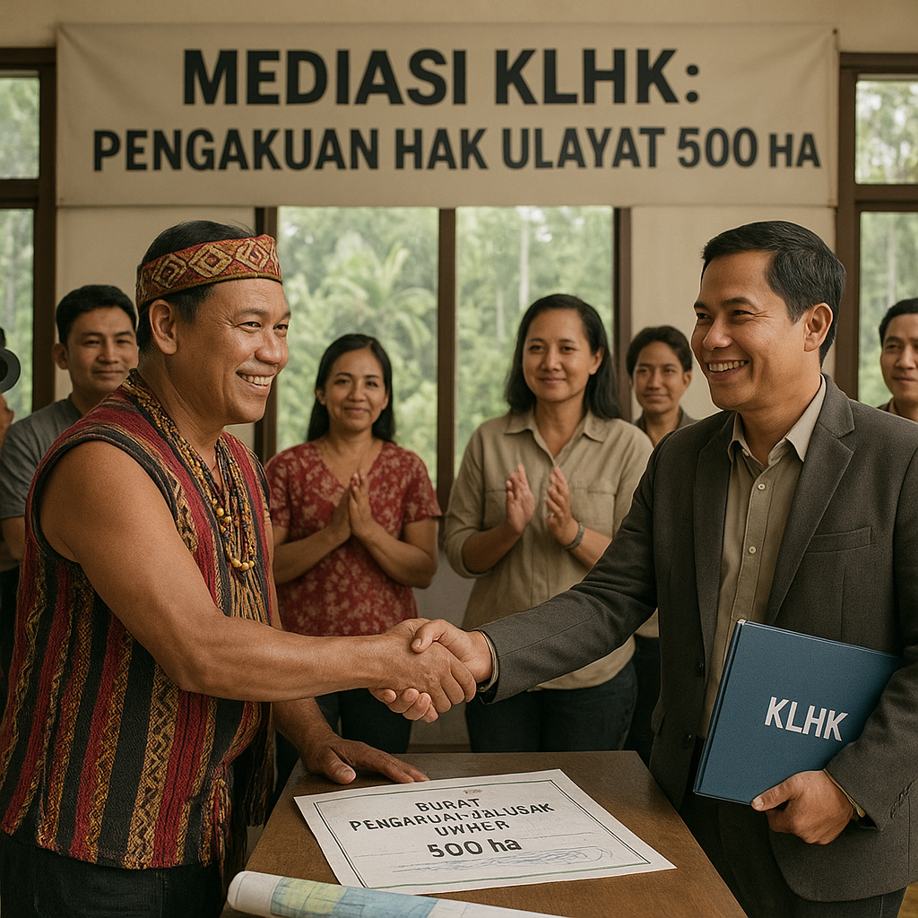 Konflik Lahan di Kalimantan Barat Mereda Setelah Mediasi Melibatkan Perusahaan Sawit dan Masyarakat Adat