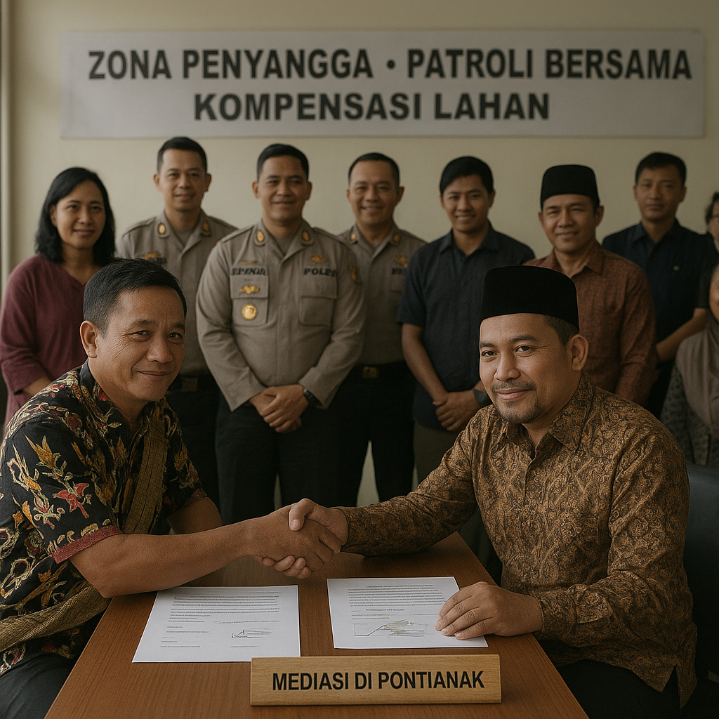 Konflik Horizontal di Kalimantan Barat Mereda Setelah Mediasi di Pontianak