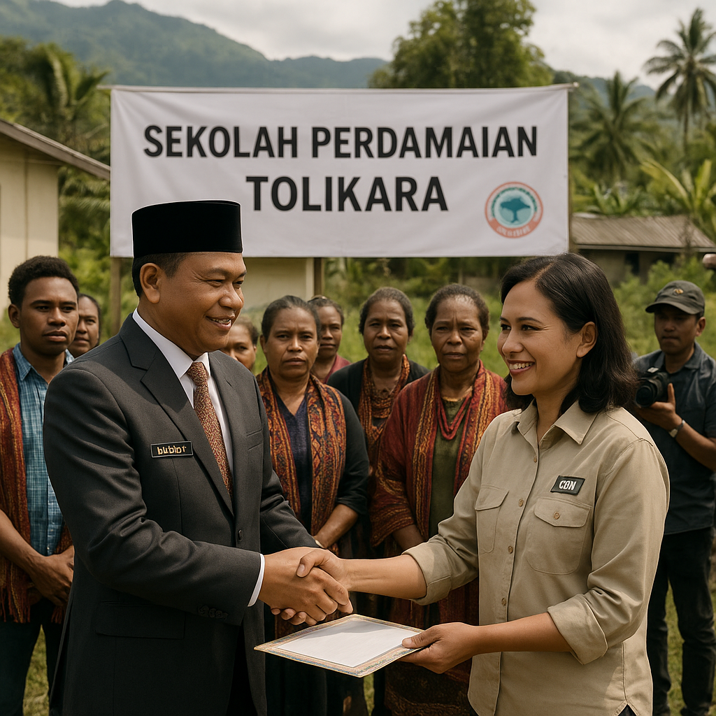 Bupati Tolikara Gandeng LSM Bangun Sekolah Perdamaian Pasca Konflik