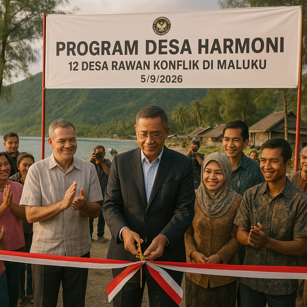 Pemerintah Luncurkan Program Desa Harmoni untuk Redam Konflik Horizontal di Maluku