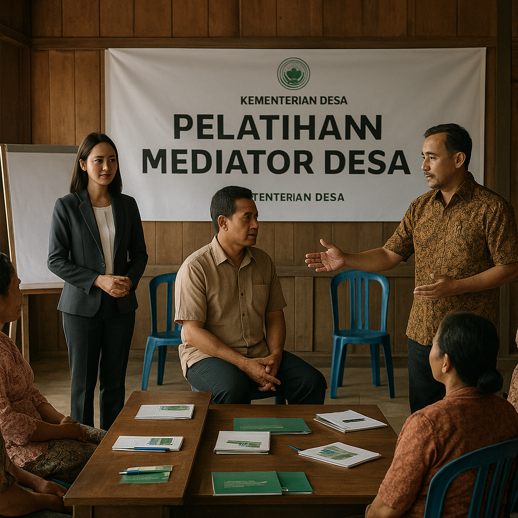Pelatihan Mediator Desa Diperkuat untuk Antisipasi Konflik Sosial di Tingkat Akar Rumput