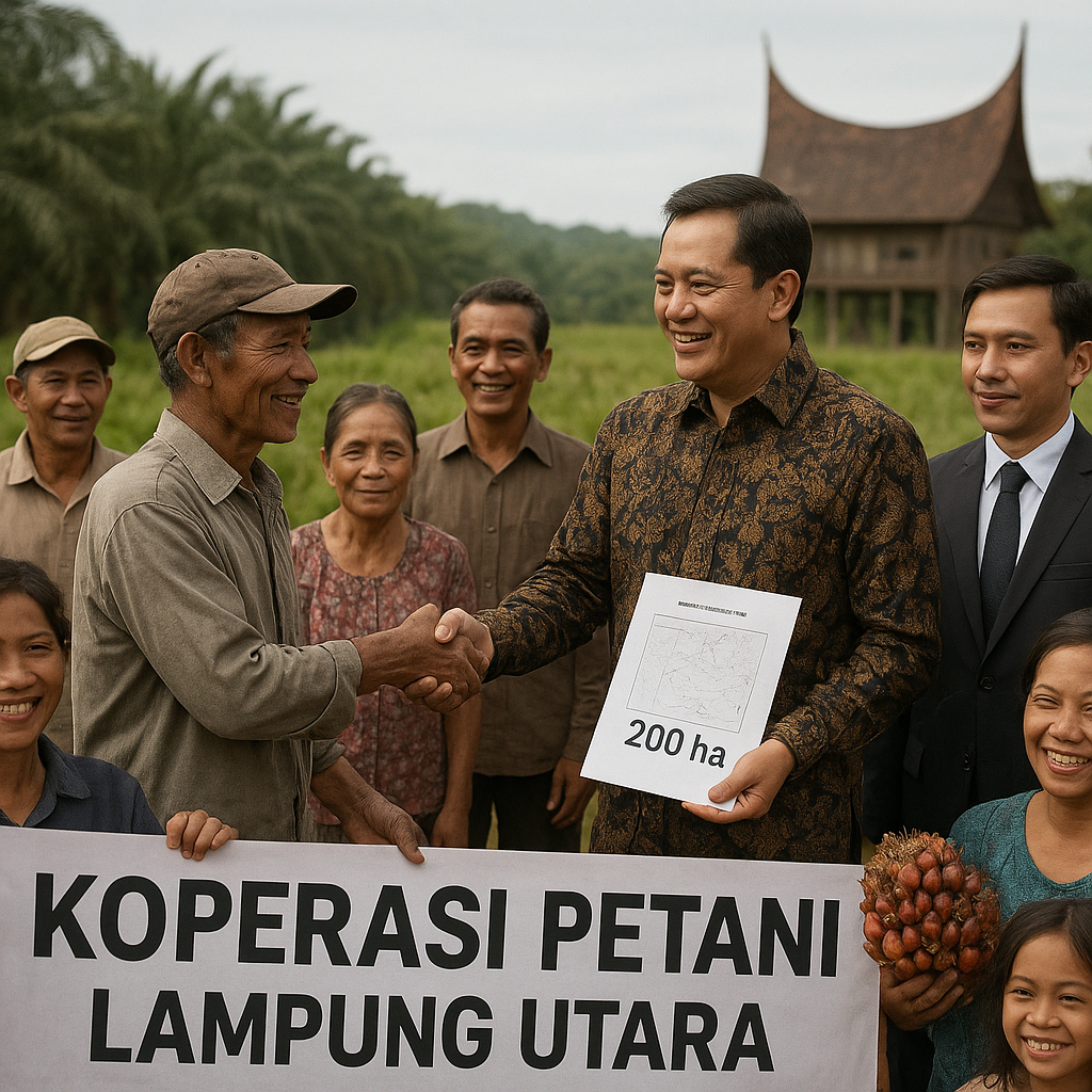 Konflik Agraria di Lampung Utara Mereda Setelah Mediasi yang Dipimpin Gubernur