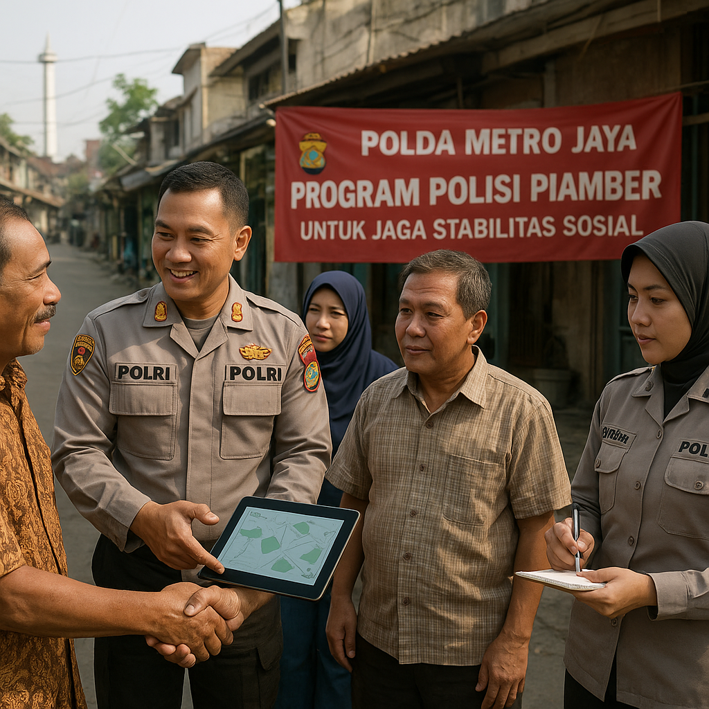 Polda Metro Jaya Gencarkan Program "Polisi Piаmbеr" untuk Jaga Stabilitas Sosial di Ibu Kota