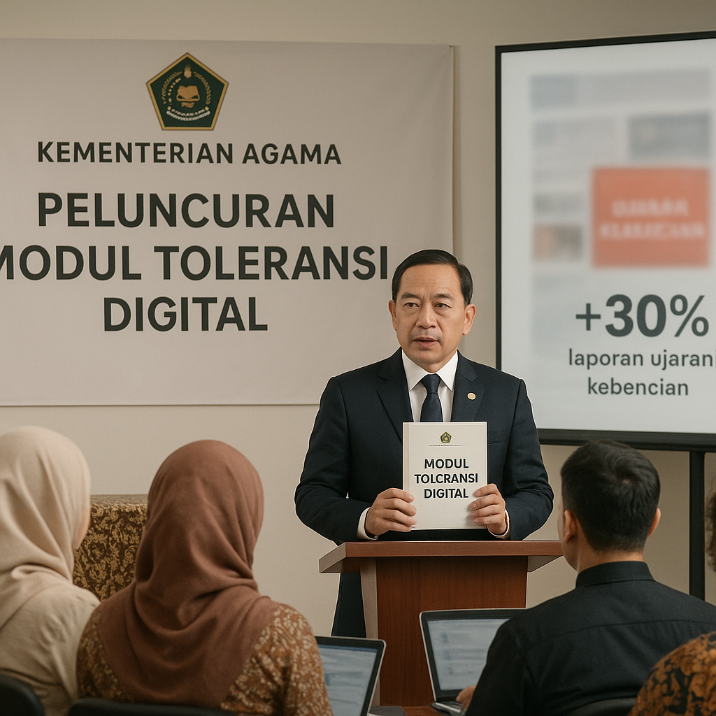 Kementerian Agama Luncurkan Modul Toleransi Digital untuk Cegah Ujaran Kebencian Horizontal