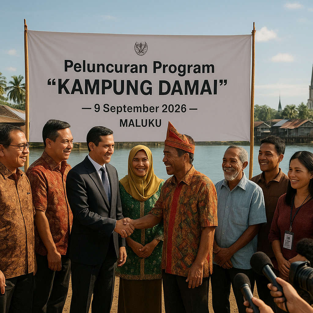 Pemerintah Luncurkan Program 'Kampung Damai' untuk Redam Ketegangan Sosial di Maluku