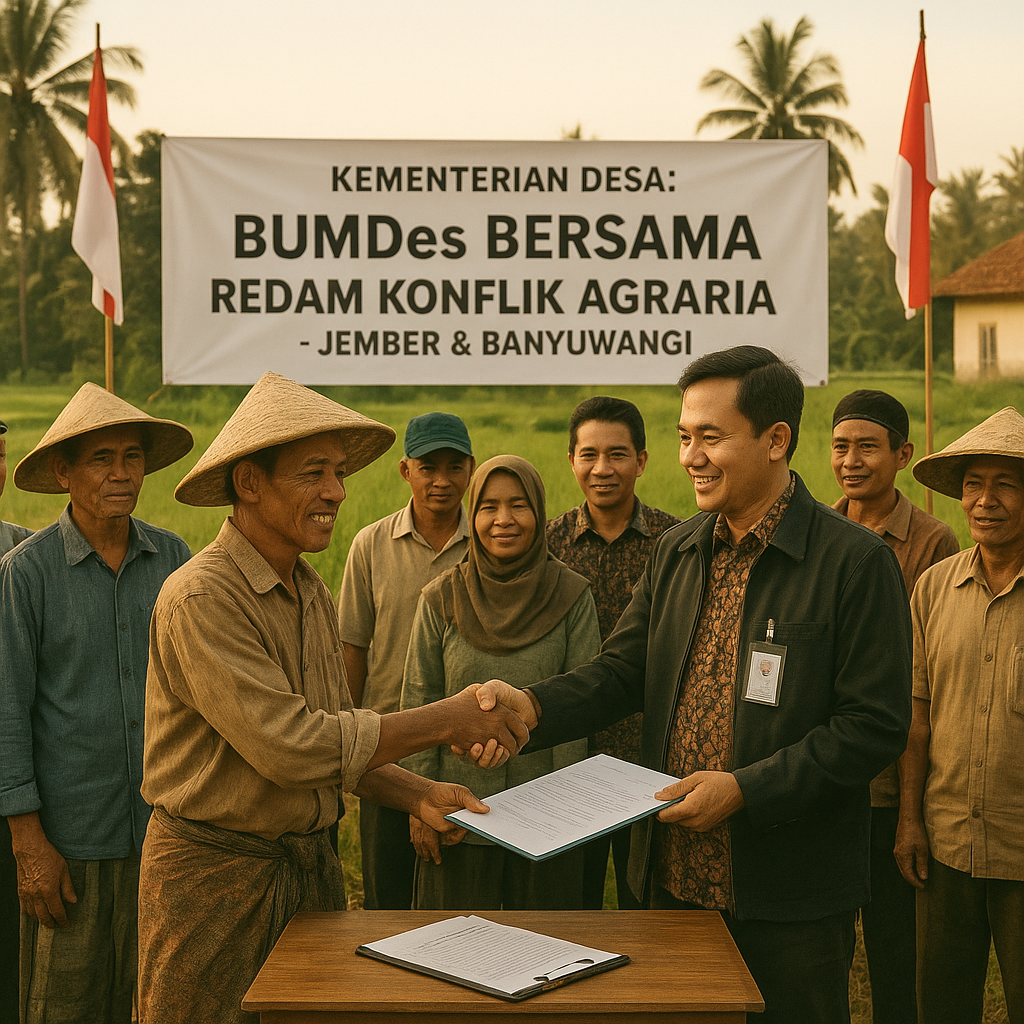 Kementerian Desa Dorong BUMDes Bersama untuk Redam Konflik Agraria di Jawa Timur
