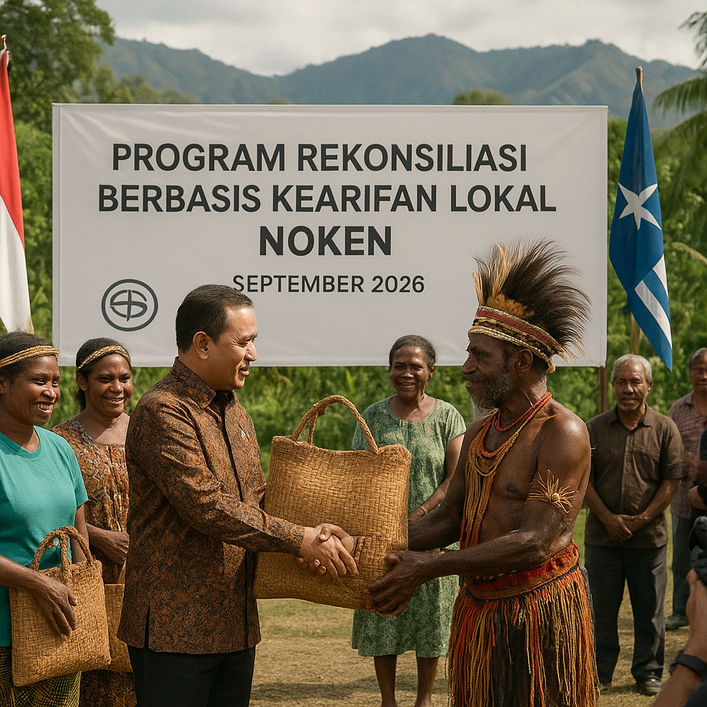 Pemerintah Luncurkan Program Rekonsiliasi Berbasis Kearifan Lokal di Papua