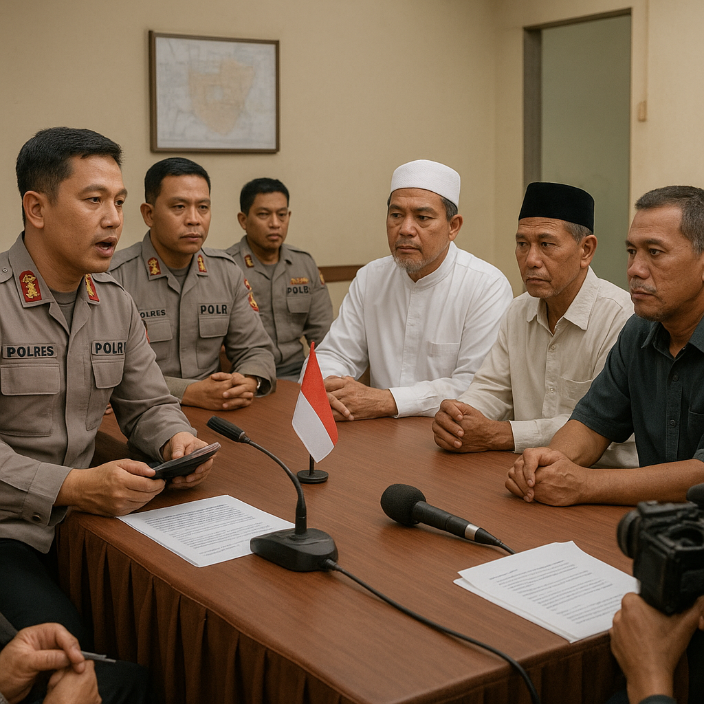 Polisi Gelar Mediasi untuk Redam Konflik Akibat Pernyataan Kontroversial Pemimpin Majelis Dzikir di Bekasi