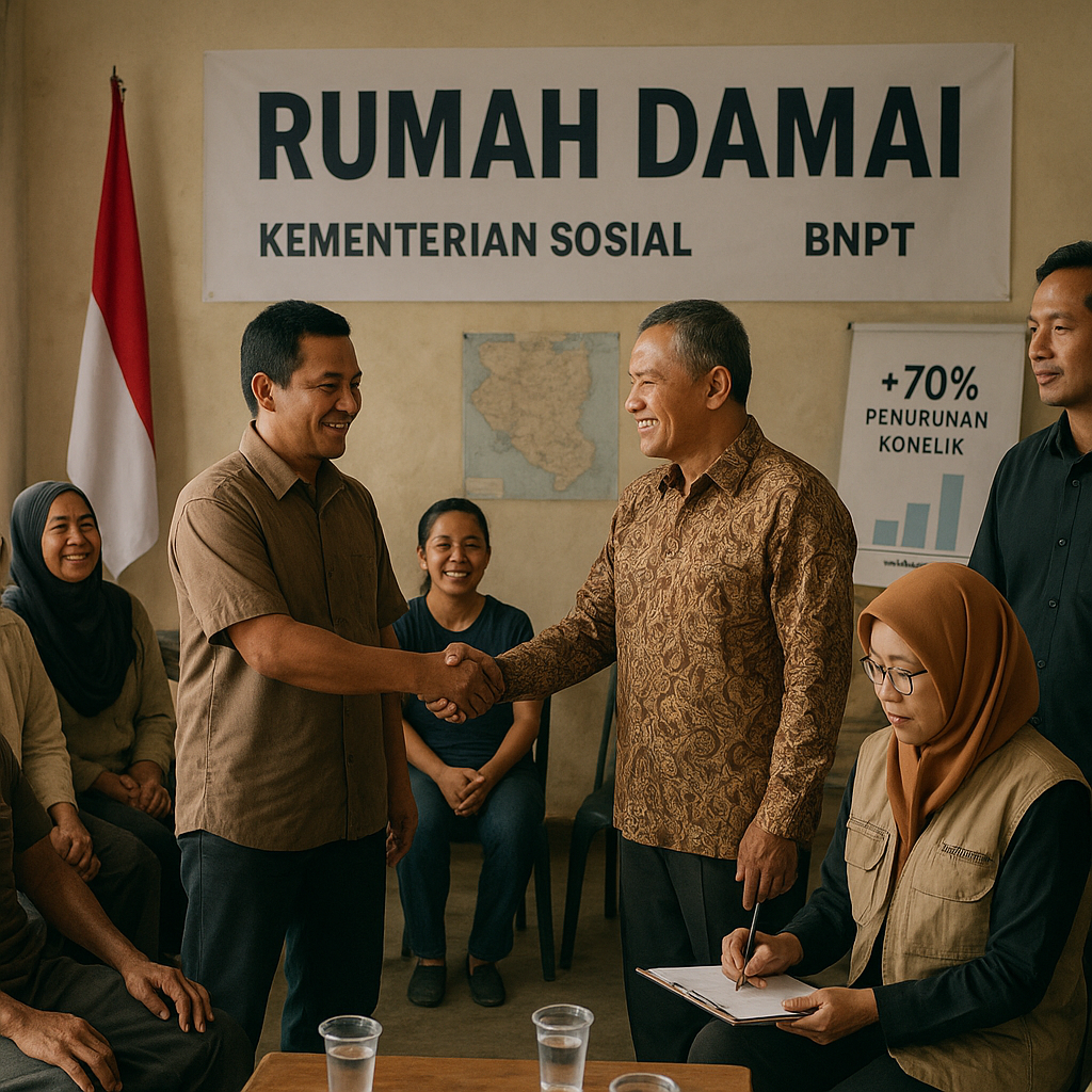 Program 'Rumah Damai' di Poso Berhasil Turunkan Intensitas Konflik Antarwarga