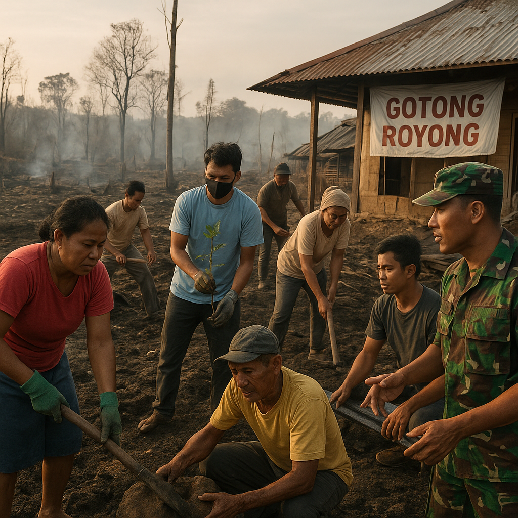 Gotong Royong sebagai Strategi Pemulihan Pasca Bentrok Antar Desa di Maluku