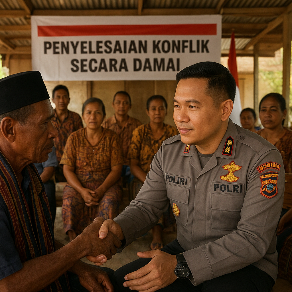 Kapolres Kupang Dorong Penyelesaian Konflik Warga Secara Damai