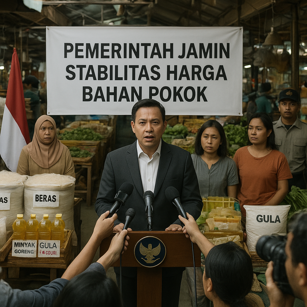 Pemerintah Jamin Stabilitas Harga Bahan Pokok demi Meredam Potensi Konflik Sosial