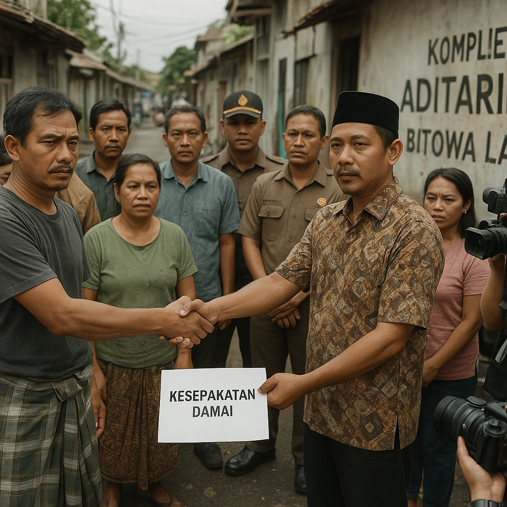 Perang Kelompok Berulang, Aditarina-Bitowa Lama Sepakat Berdamai