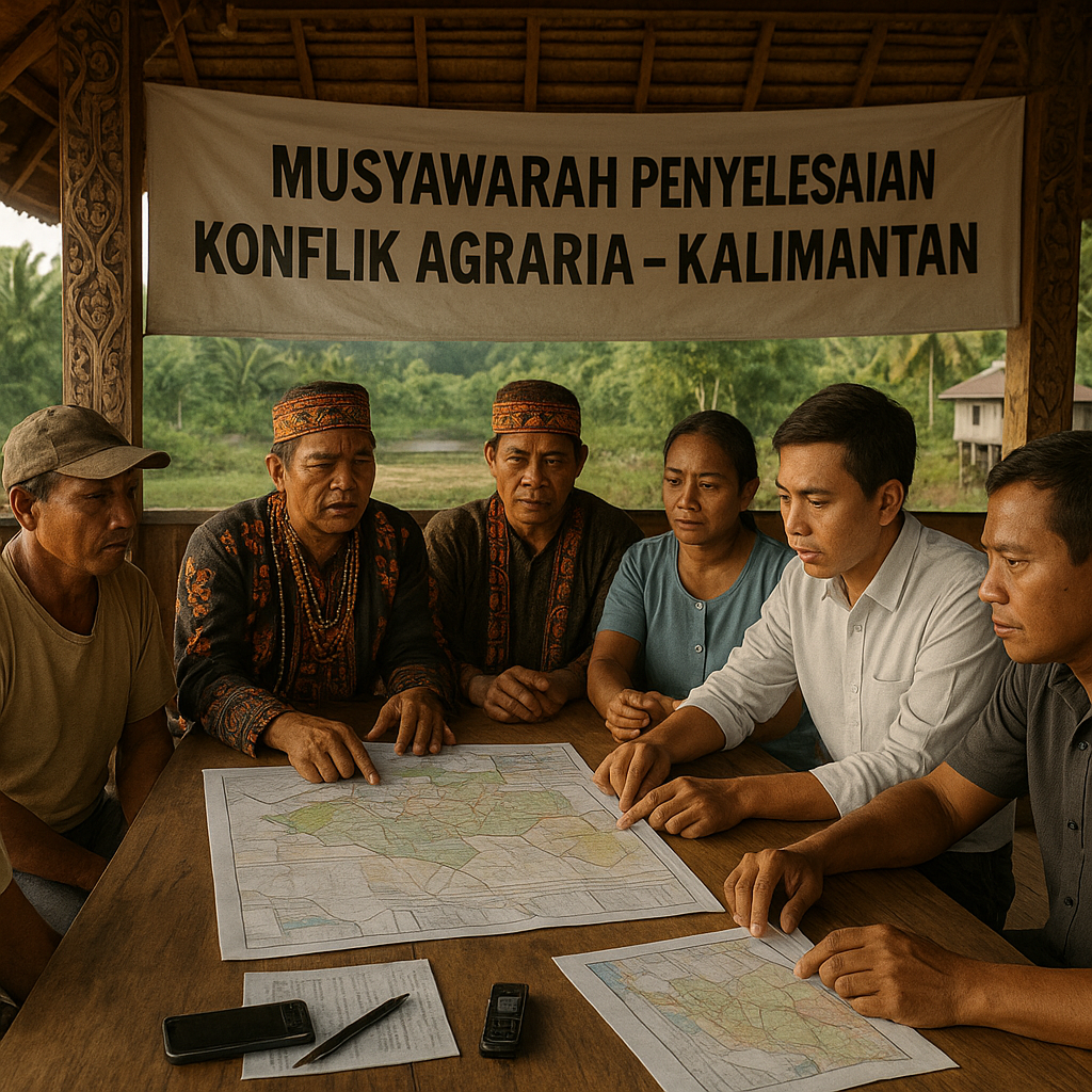 Penguatan Kelembagaan Adat dalam Penyelesaian Konflik Agraria di Kalimantan