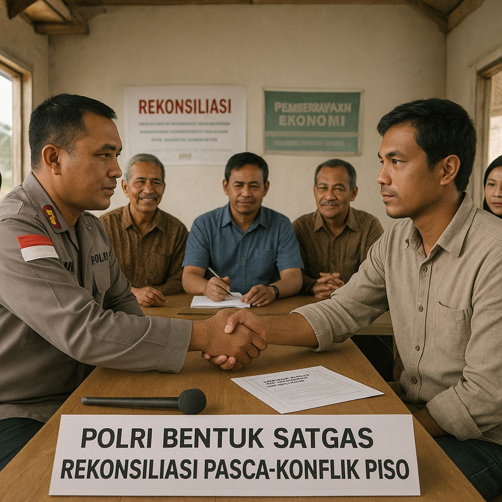 Polri Bentuk Satgas Rekonsiliasi Pasca-Konflik di Poso, Libatkan Mantan Kombatan
