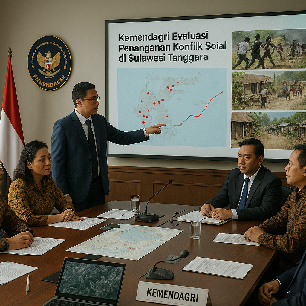 Kemendagri Evaluasi Penanganan Konflik Sosial di Sulawesi Tenggara, Fokus pada Sultra
