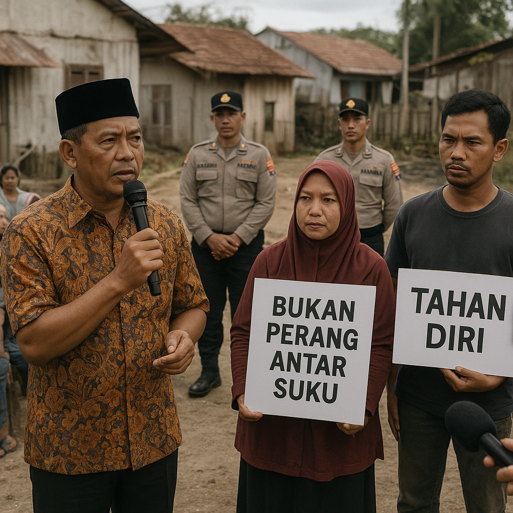 Bentrokan Setokok Bukan Perang Antar Suku, Tokoh Masyarakat Ajak Warga Tahan Diri