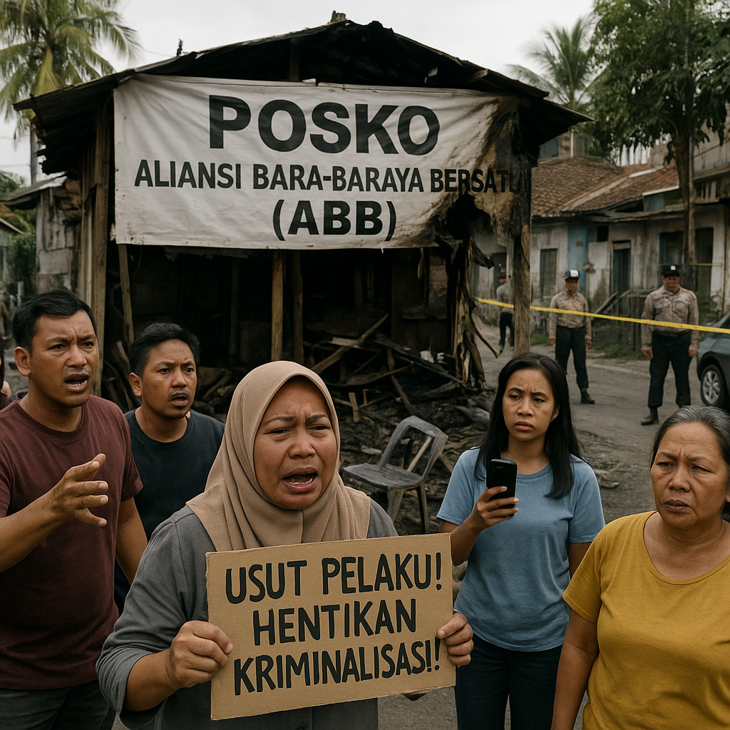 Posko ABB di Bara-Baraya Diserang, Warga Desak Polisi Usut Pelaku dan Hentikan Kriminalisasi